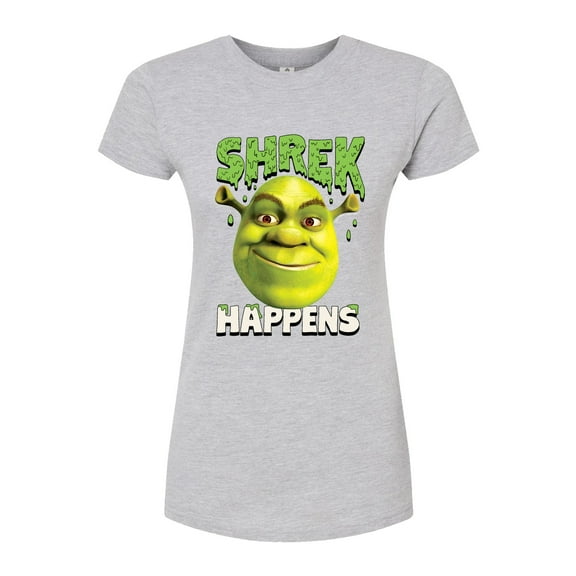Shrek - Shrek Happens - Juniors Fitted Graphic T-Shirt