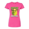 thumbnail image 1 of Shrek - Shrek Happens - Juniors Fitted Graphic T-Shirt, 1 of 5