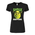 thumbnail image 1 of Shrek - Shrek Happens - Juniors Fitted Graphic T-Shirt, 1 of 5