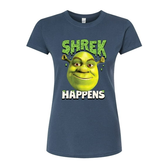 Shrek - Shrek Happens - Juniors Fitted Graphic T-Shirt