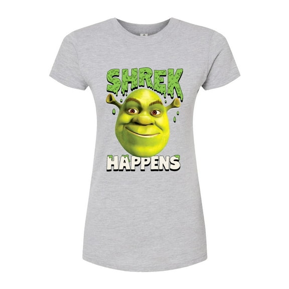 Shrek - Shrek Happens - Juniors Fitted Graphic T-Shirt