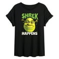 thumbnail image 1 of Shrek - Shrek Happens - Women's Oversized T-Shirt, 1 of 5