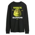 thumbnail image 1 of Shrek - Shrek Happens Meme - Men's Long Sleeve T-Shirt, 1 of 5