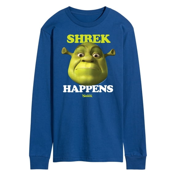 Shrek - Shrek Happens Meme - Men's Long Sleeve T-Shirt