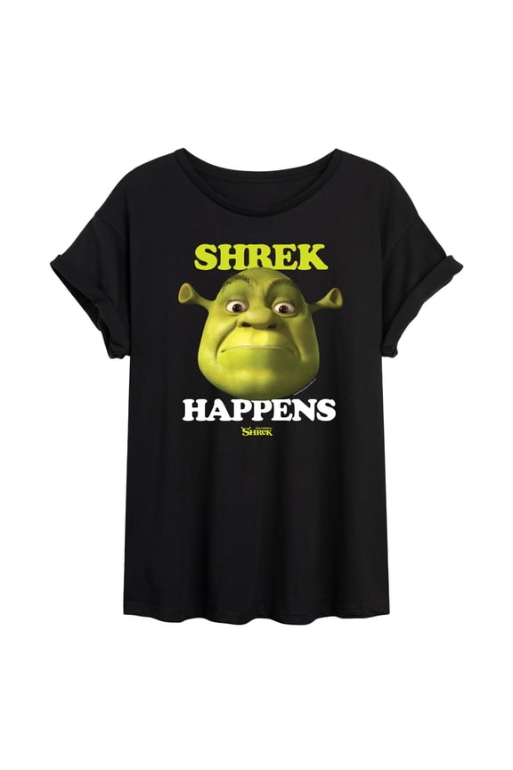 - Shrek Happens Meme - Women's Oversized T-Shirt