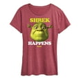 thumbnail image 1 of Shrek - Shrek Happens Meme - Women's Short Sleeve Graphic T-Shirt, 1 of 5