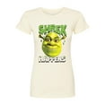 thumbnail image 1 of Shrek - Shrek Happens - Slime Dripping - Juniors Fitted Graphic T-Shirt, 1 of 5