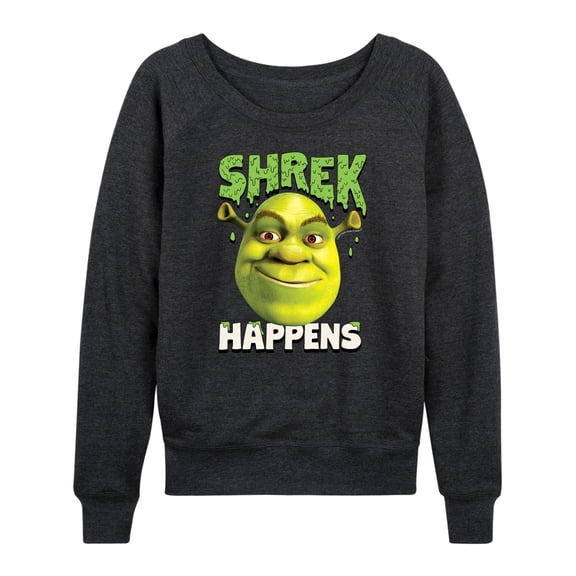 Shrek - Shrek Happens - Women's Lightweight French Terry Long Sleeve Shirt
