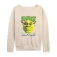thumbnail image 1 of Shrek - Shrek Happens - Women's Lightweight French Terry Long Sleeve Shirt, 1 of 5