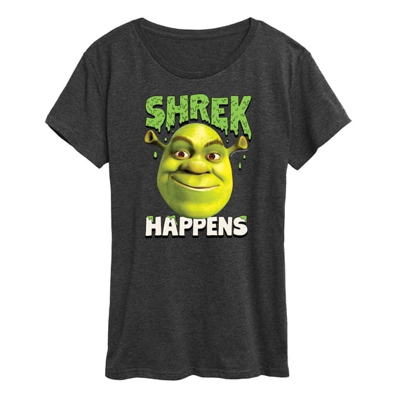 Shrek - Shrek Happens - Women's Short Sleeve Graphic T-Shirt