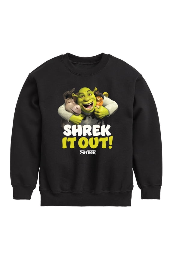 - Shrek It Out - Toddler & Youth Crewneck Fleece Sweatshirt