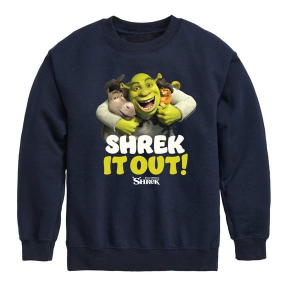 Shrek - Shrek It Out - Toddler & Youth Crewneck Fleece Sweatshirt