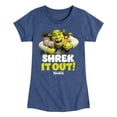 thumbnail image 1 of Shrek - Shrek It Out - Toddler & Youth Girls Short Sleeve Graphic T-Shirt, 1 of 5