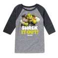 thumbnail image 1 of Shrek - Shrek It Out - Toddler & Youth Raglan Graphic T-Shirt, 1 of 5
