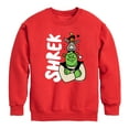 thumbnail image 1 of Shrek - Shrek Stacked Characters - Toddler And Youth Crewneck Fleece Sweatshirt, 1 of 5