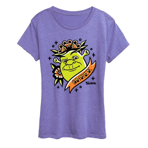 Shrek - Shrek Tattoo Portrait Women's Short Sleeve Graphic T-Shirt