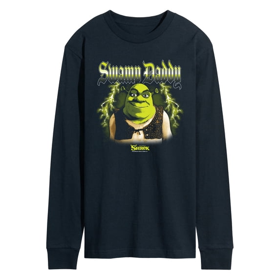 Shrek - Swamp Daddy Bootleg Men's Long Sleeve Graphic T-Shirt