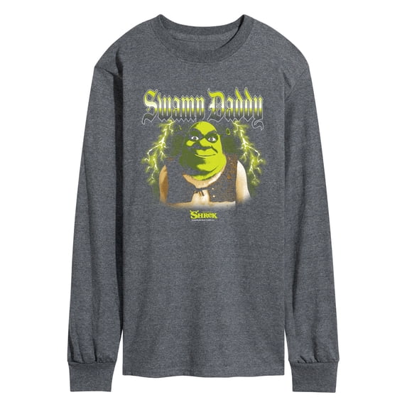 Shrek - Swamp Daddy Bootleg Men's Long Sleeve Graphic T-Shirt