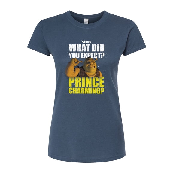 Shrek - What Did You Expect - Prince Charming - Juniors Fitted Graphic T-Shirt