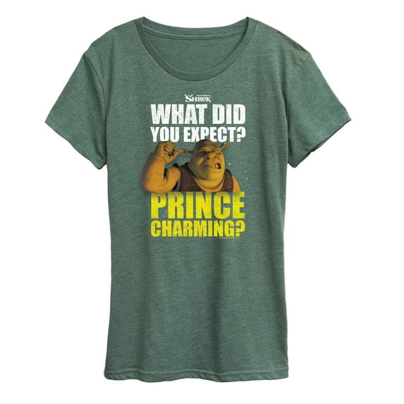 Shrek - What Did You Expect Prince Charming - Women's Short Sleeve Graphic T-Shirt