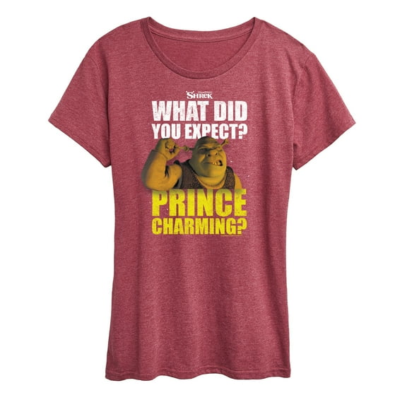 Shrek - What Did You Expect Prince Charming - Women's Short Sleeve Graphic T-Shirt