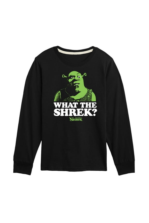 - What The Shrek - Toddler & Youth Long Sleeve Graphic T-Shirt