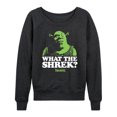 thumbnail image 1 of Shrek - What The Shrek - Women's Lightweight French Terry Long Sleeve Shirt, 1 of 5