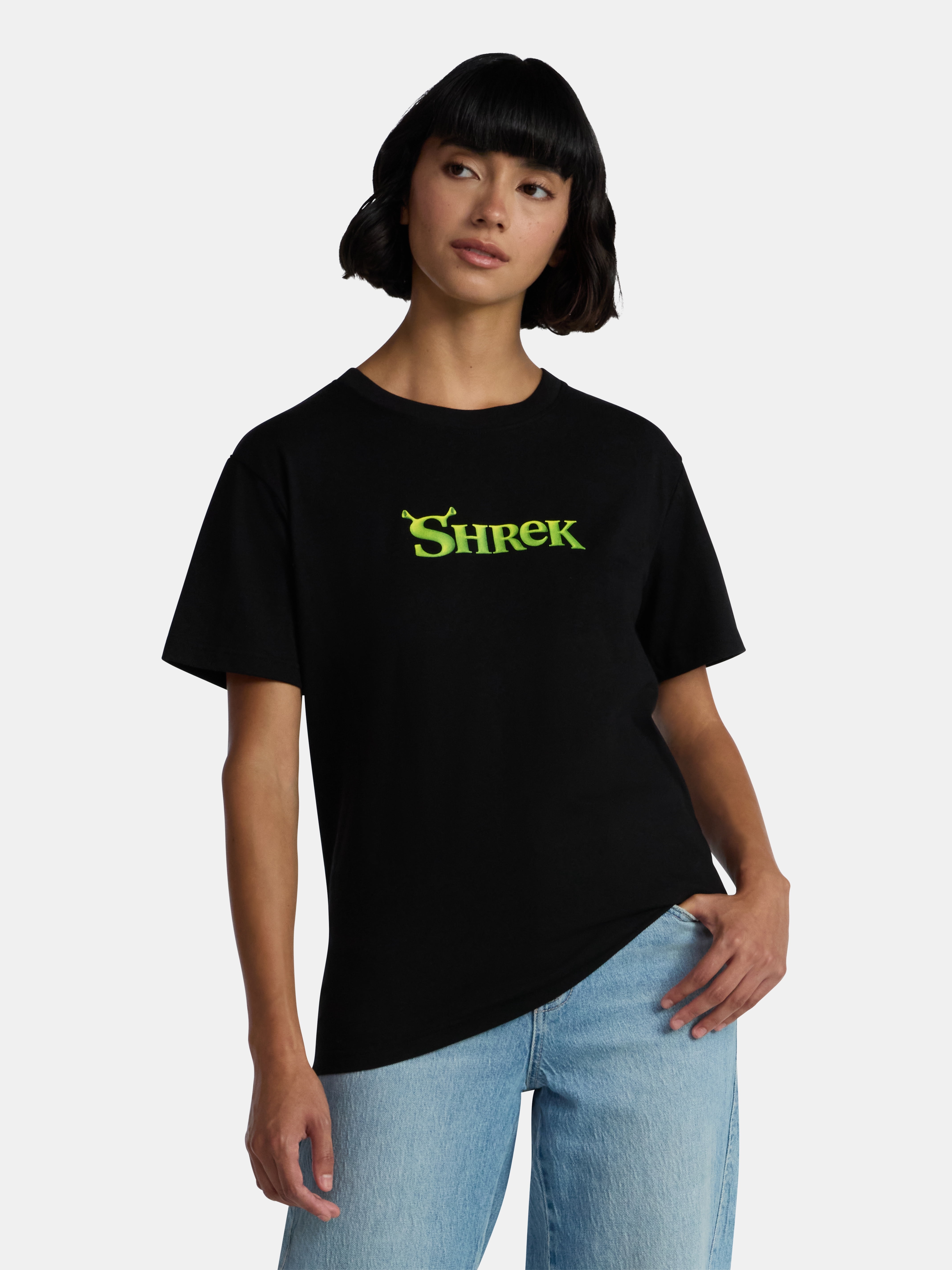 Shrek Women's Graphic Tee with Short Sleeves, Sizes XXS-XXL
