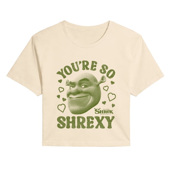 Shrek - You're So Shrexy Cropped Graphic T-Shirt