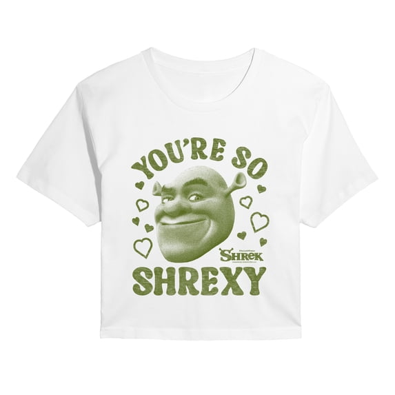 Shrek - You're So Shrexy Cropped Graphic T-Shirt