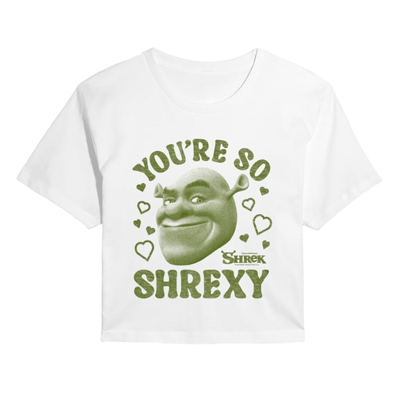 Shrek - You're So Shrexy Women's Cropped Graphic T-Shirt
