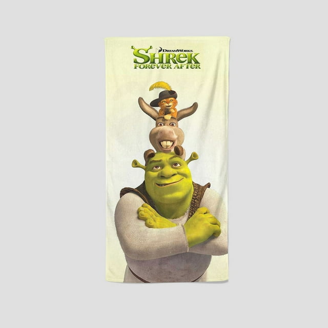 Shrek's unique singlesided towel is a personalized gift for fans