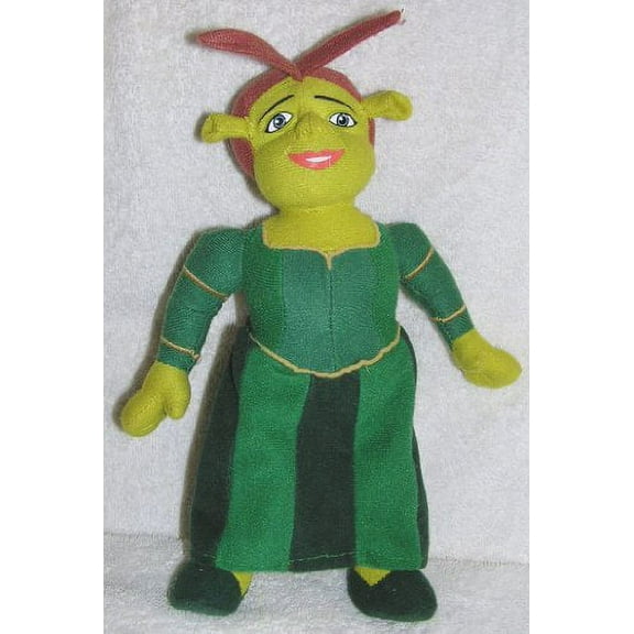 Shrek the Third 10" Stuffed Plush FIONA Doll in Green Dress