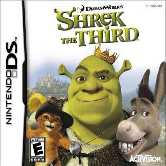 Restored Shrek the Third Activision Nintendo DS Action & Adventure Video Game, Parental Controls