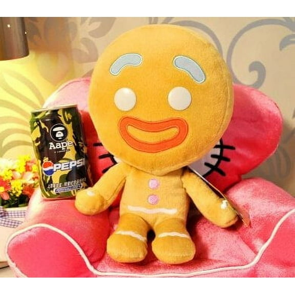 Shrek the Third Gingerbread Man Plush Doll Toy 23cm Seating