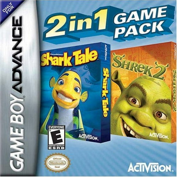 Shrek 2 / Shark Tale Bundle - Game Boy Advance