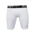 thumbnail image 1 of Shrey Intense Compression Shorts -White, 1 of 3