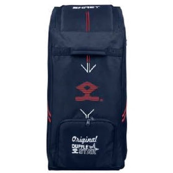 Shrey Star Duffle Wheelie 2.0 Cricket Bag - Navy & Red