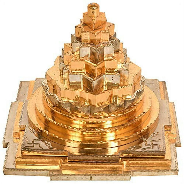 Shri Yantra (Maha Meru) - Brass Statue