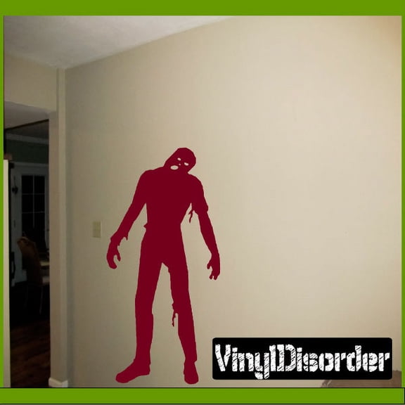 Shrieking Zombie Decal - 36 Inches