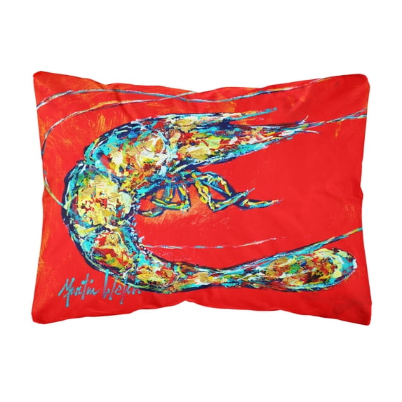 Shrimp Boil Fabric Decorative Pillow