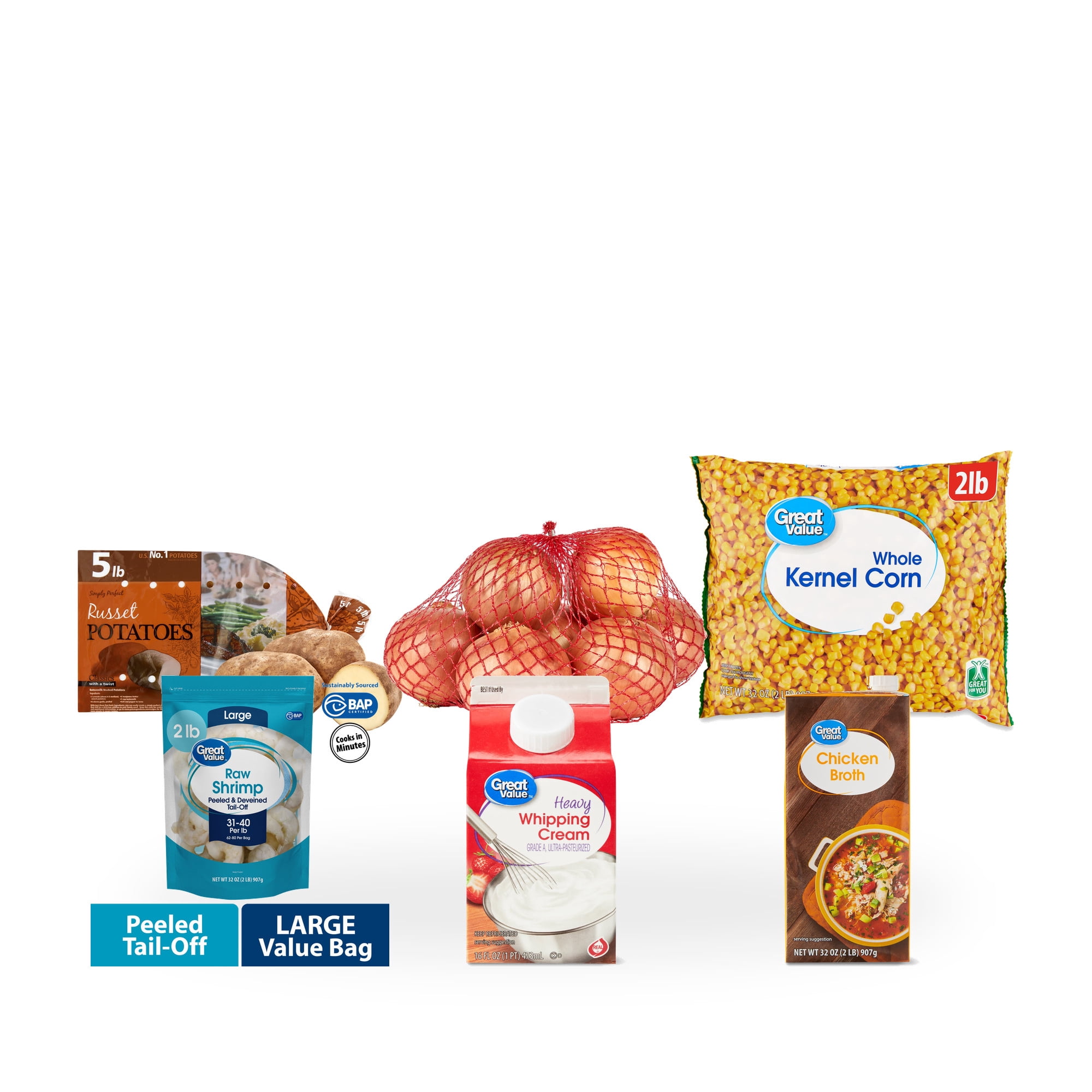 Shrimp Corn Chowder Dinner Bundle for 4 - Walmart.com