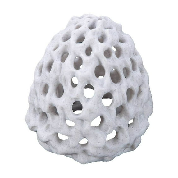Shrimp Dome Hide, Ongmies Dome Hide Aquarium Fish Aquarium Hideout Aquarium Decor Viewing Dome Honeycomb Tank, White