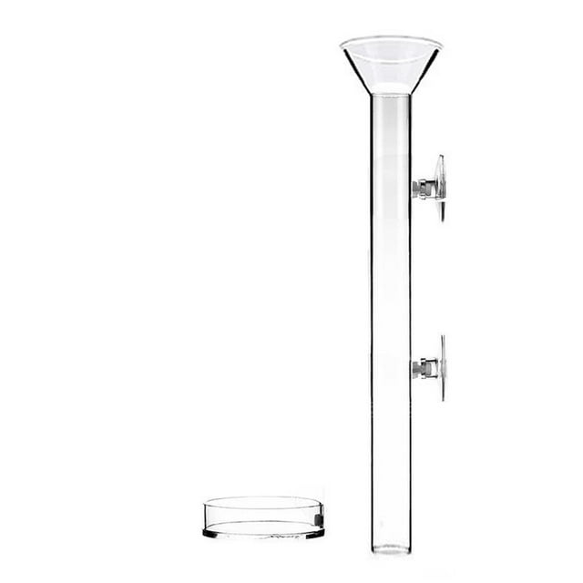 Shrimp Feeding Tube and Dish 6 Sizes Fix by Suction Cups Fit for Shrimp