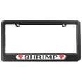 thumbnail image 1 of Shrimp Love with Hearts License Plate Frame, 1 of 1