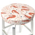 thumbnail image 1 of Shrimp No.9032 Round Bar Stool Seat Covers, Elastic Round Chair Cover Stool Seat Slipcover Bar Stool Cushions Round Pad for 12-14 inch, 1 of 5