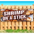 thumbnail image 1 of Shrimp On A Stick 13 oz Vinyl Banner With Metal Grommets, 1 of 4
