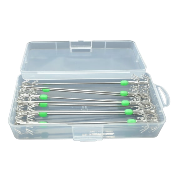 Shrimp Prawn Hook Auto Glows Squid Hook Saltwater Luminous Fishing Squid Baits