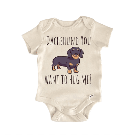Dachshund Wiener Newborn Baby Bodysuit