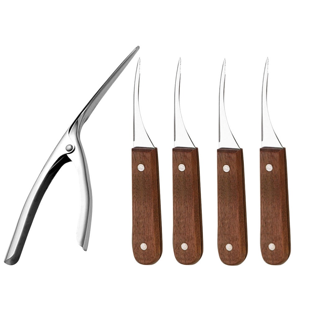 Shrimp Seafood Tool Crab Peeler Oyster Peeling Remover Opener Forks Fish Lobster Scissors Leg